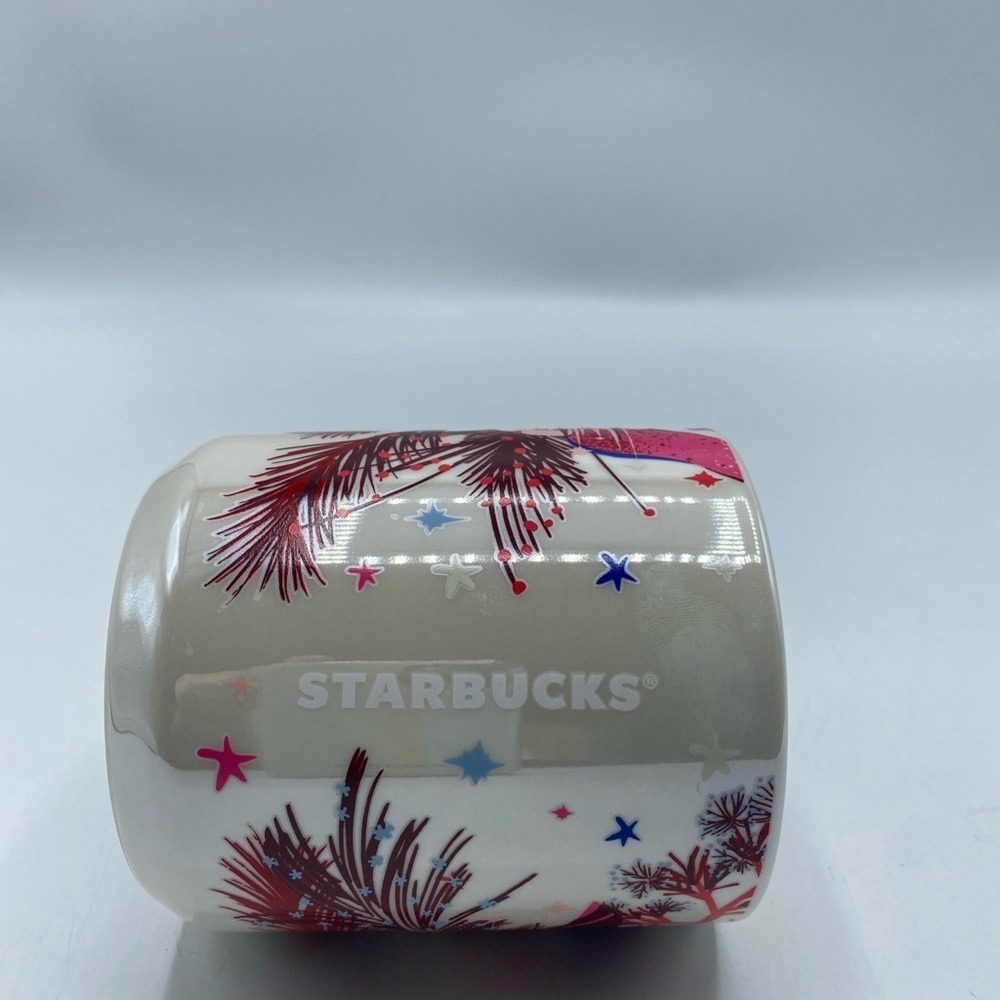 Starbucks Holiday 2023 Ceramic Double Walled Roses & Pinecones Tumbler No Lid 8o - Picture 4 of 7